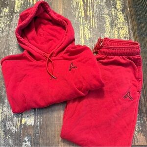 Jordan Red Apparel Set